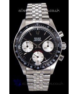 Rolex Daytona Paul Newman 37MM Black Dial Manual Wind Super Clone Watch 