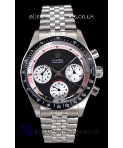 Rolex Daytona Paul Newman 37MM Black Dial Manual Wind Super Clone Watch 