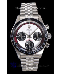 Rolex Daytona Paul Newman 37MM White Dial Manual Wind Super Clone Watch 