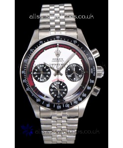Rolex Daytona Paul Newman 37MM Tiffany & Co White Dial Manual Wind Super Clone Watch 