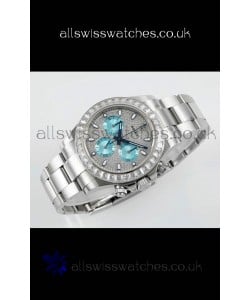 Rolex Daytona 116519 Stainless Steel Diamonds Dial Super Clone Watch 
