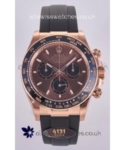 Rolex Daytona 126515 Brown Dial Stick Markers FREE SPRUNG MVMT Super Clone Watch 
