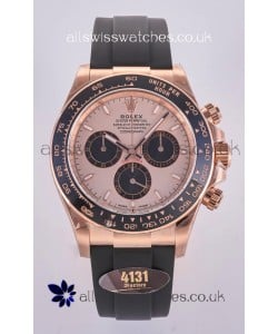 Rolex Daytona 126515 Rose Gold Dial Stick Markers FREE SPRUNG MVMT Super Clone Watch 