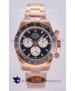 Rolex Daytona 126525 Le Mans Rose Gold FREE SPRUNG MVMT Super Clone Watch 