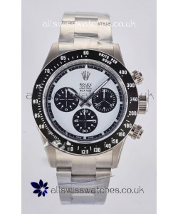 Rolex Daytona Paul Newman Blaken Blue Dial Custom Modded 4130 Mvnt Swiss Replica