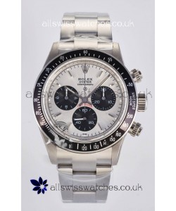 Rolex Daytona Paul Newman Steel Dial Custom Modded 4130 Mvnt Swiss Replica