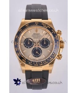 Rolex Daytona 126518 Gold Dial FREE SPRUNG MVMT Super Clone Watch 