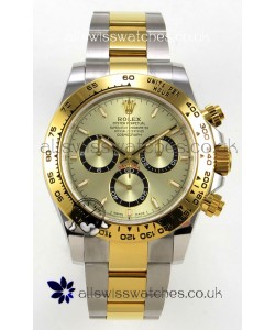 Rolex Daytona 126503 Two Tone Gold Dial FREE SPRUNG MVMT Super Clone Watch 