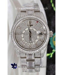 Rolex Sky-Dweller REF #m336934 moissanite Iced Out Swiss Replica Watch 