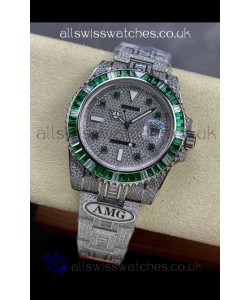 Rolex Submariner 116610 Iced Out Edition 5 Swiss Replica Watch 