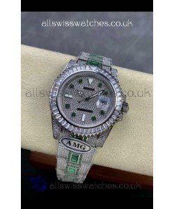 Rolex Submariner 116610 Iced Out Edition 12 Swiss Replica Watch 