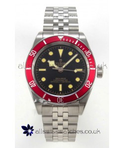 Tudor Black Bay 41 Black Dial Red Bezel Jubilee Super Clone Watch 
