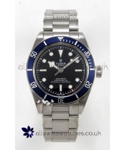 Tudor Black Bay 41 Black Dial Blue Bezel Oyster Super Clone Watch 
