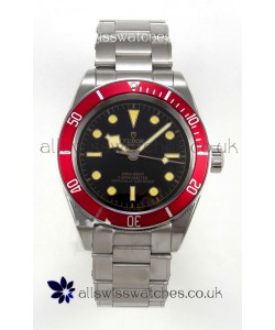 Tudor Black Bay 41 Black Dial Red Bezel Oyster Super Clone Watch 