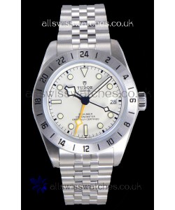 Tudor Black Bay PRO 79470-0004 GMT White Dial Jubilee Super Clone Watch 