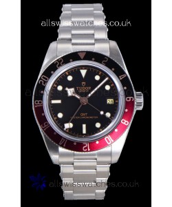 Tudor Black Bay GMT Black Dial Watch Black/Red Bezel Super Clone Watch 