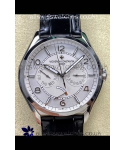 Vacheron Constantin Fiftysix Day-Date Stainless Steel White Dial Swiss Replica Watch 