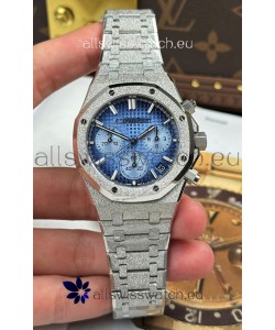 Audemars Piguet Super Clone oyal Oak Chronograph 26240BC Frosted Blue Dial Watch 