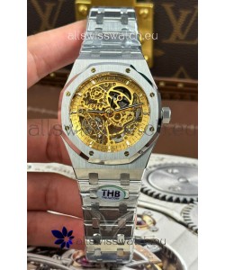 Audemars Piguet Royal Oak Super Clone Openworked Stainless Steel Watch 