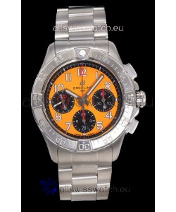 Breitling Super Clone Super Avenger B01 Chronograph Yellow Dial Watch 