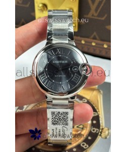 Ballon De Cartier Grey Dial 1:1 Mirror Swiss Replica Watch in 904L Steel Casing - 42MM