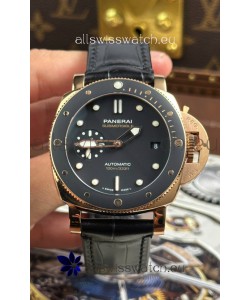 Panerai Super Clone Submersible PAM974 Rose Gold Watch 42MM