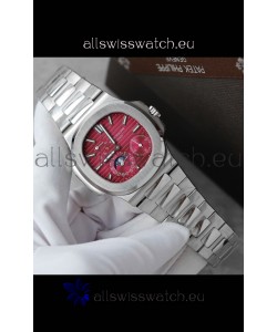 Patek Philippe Nautilus 5740 Perpetual Calendar Stainless Steel Pink Dial Swiss Replica Watch