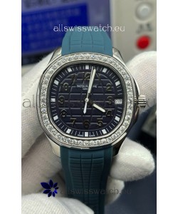 Patek Philippe Complications 5524G Calatrava Travel Time Off-Green Dial Replica Watch 