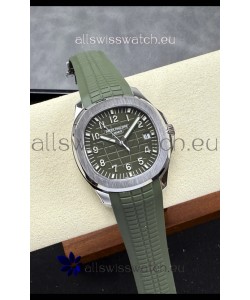 Patek Philippe Aquanaut Super Clone 5168G Green Dial 904L Steel Replica Watch 