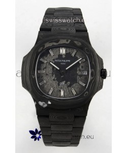 Patek Philippe Nautilus 5711 DiW Black Carbon Dial 1:1 Mirror Swiss Replica Watch