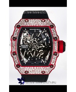 Richard Mille 035-02 Red NTPT Real Vaucher Movement Super Clone Watch 