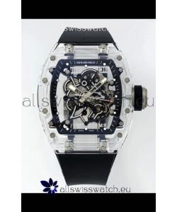 Richard Mille RM055 Transparent Sapphires Casing with Genuine Tourbillon Super Clone Watch