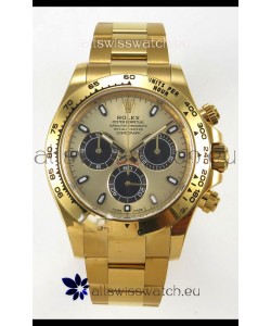 Rolex Daytona Super Clone 116508 Yellow Gold - Gold Dial Original Cal.4131 Movement