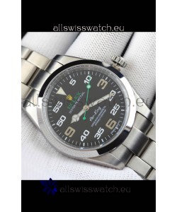 Rolex Air King Japanese Movement Replica Watch in Stainless Steel Black Dial 40MM