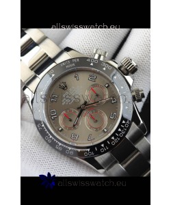 Rolex Daytona Japanese Movement Replica Watch in Grey Dial - Ceramic Bezel 