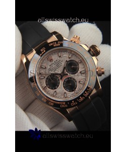 Rolex Daytona Japanese Movement Gold Casing Replica Watch in Meteorite Pattern Dial 