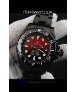 Rolex Sea Dweller Japanese Movement Replica Watch Red Dial 44MM