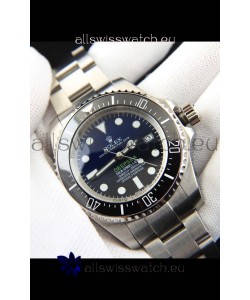 Rolex Sea Dweller Japanese Movement Replica Watch Black/Blue Dial 44MM