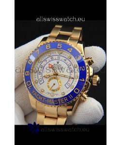Rolex Yachtmater II Japanese Movement Replica Watch 44M Yellow Gold