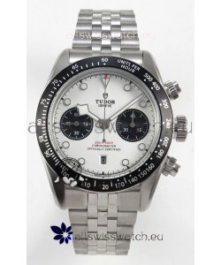 Tudor Super Clone Black Bay Chronograph Watch in White Dial