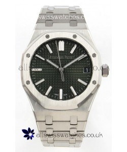 Royal Oak 15510 Green Dial FREE SPRUNG MVMNT Super Clone Watch 