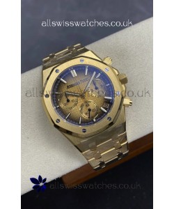 Royal Oak Chrono 26240 Yellow Gold Smoked Dial Super Clone Watch