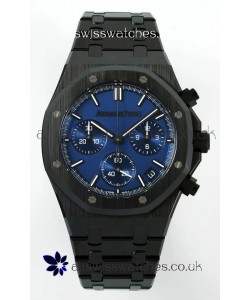 Royal Oak Chrono 26240 Black Ceramic Blue Dial Super Clone Watch 