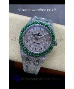 Royal Oak 15400 Iced Out Super Clone Edition 12 Super Clone Watch 