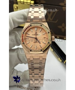 Royal Oak 37MM Champange Dial Watch in 3120 Movement Super Clone Watch 