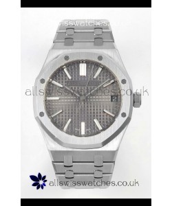 Royal Oak 15510 41mm Grey Dial 904L Steel Strap Super Clone Watch 