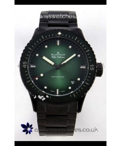 Blancpain Fifty Fathoms Ceramic Case Green Dial Super Clone Watch 