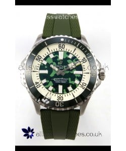 SuperOcean 46 E10379D31L1S1 Super Diver Green CAMO Super Clone Watch 