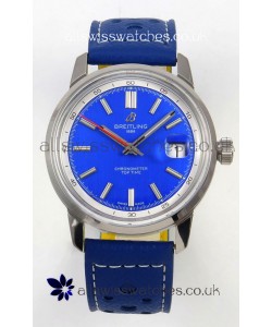 Top Time B31 38mm Blue Dial Red Seconds Hands Super Clone Watch 
