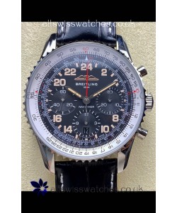Breitling Navitimer B02 Stainless Grey Dial Swiss Replica Watch 